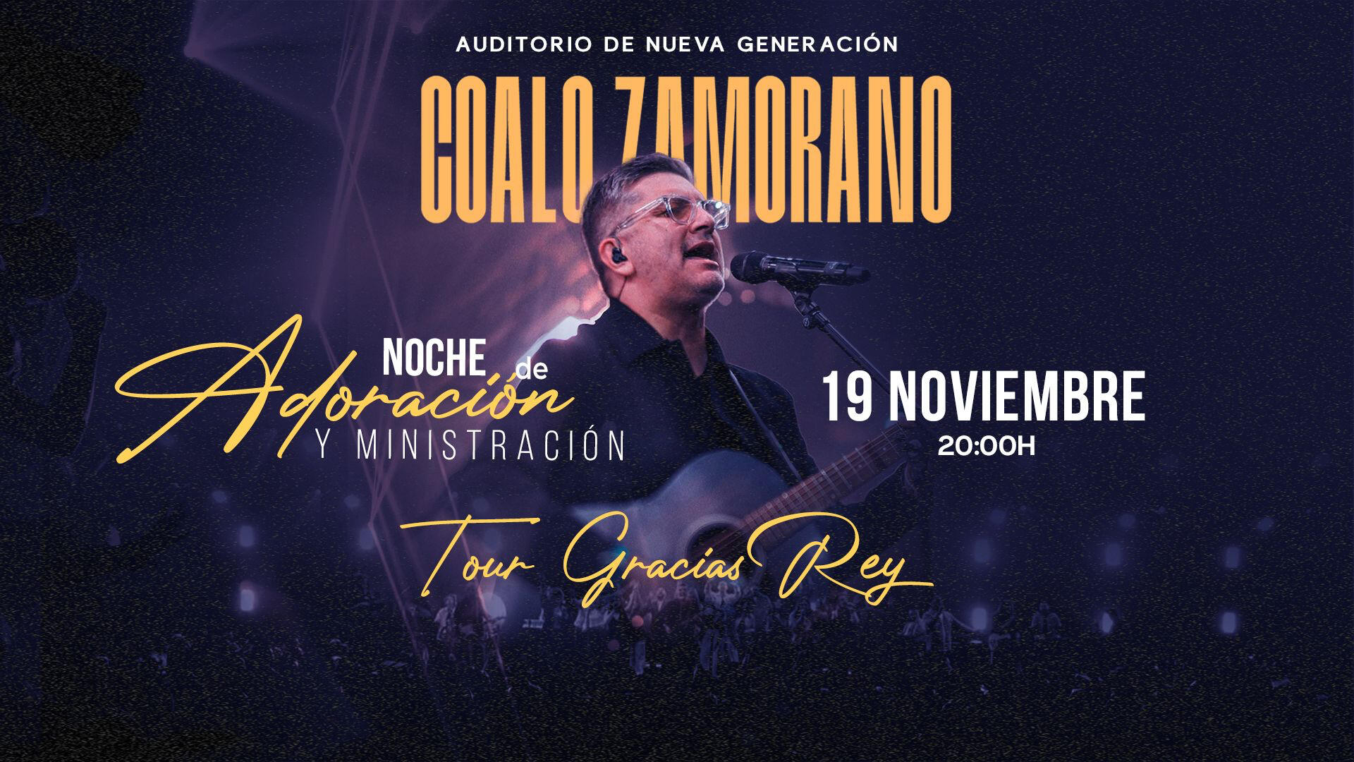 Altar de adoracion junto a Coalo Zamorano Ministerio Nueva Generación del Espíritu Santo